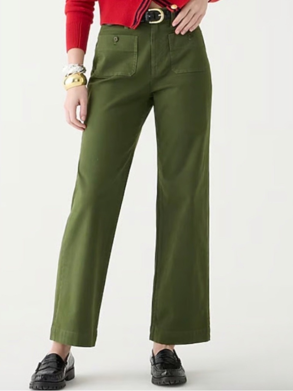 Jcrew Sailor Slim Wide-leg Chino Pant